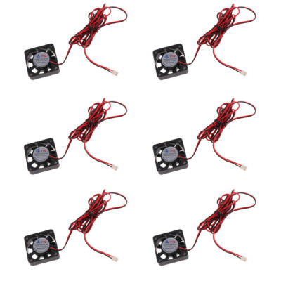 6Pcs 24V 40x40x10mm 4010 Lüfter 2,54 Anschluss für PC CPU Power Unit