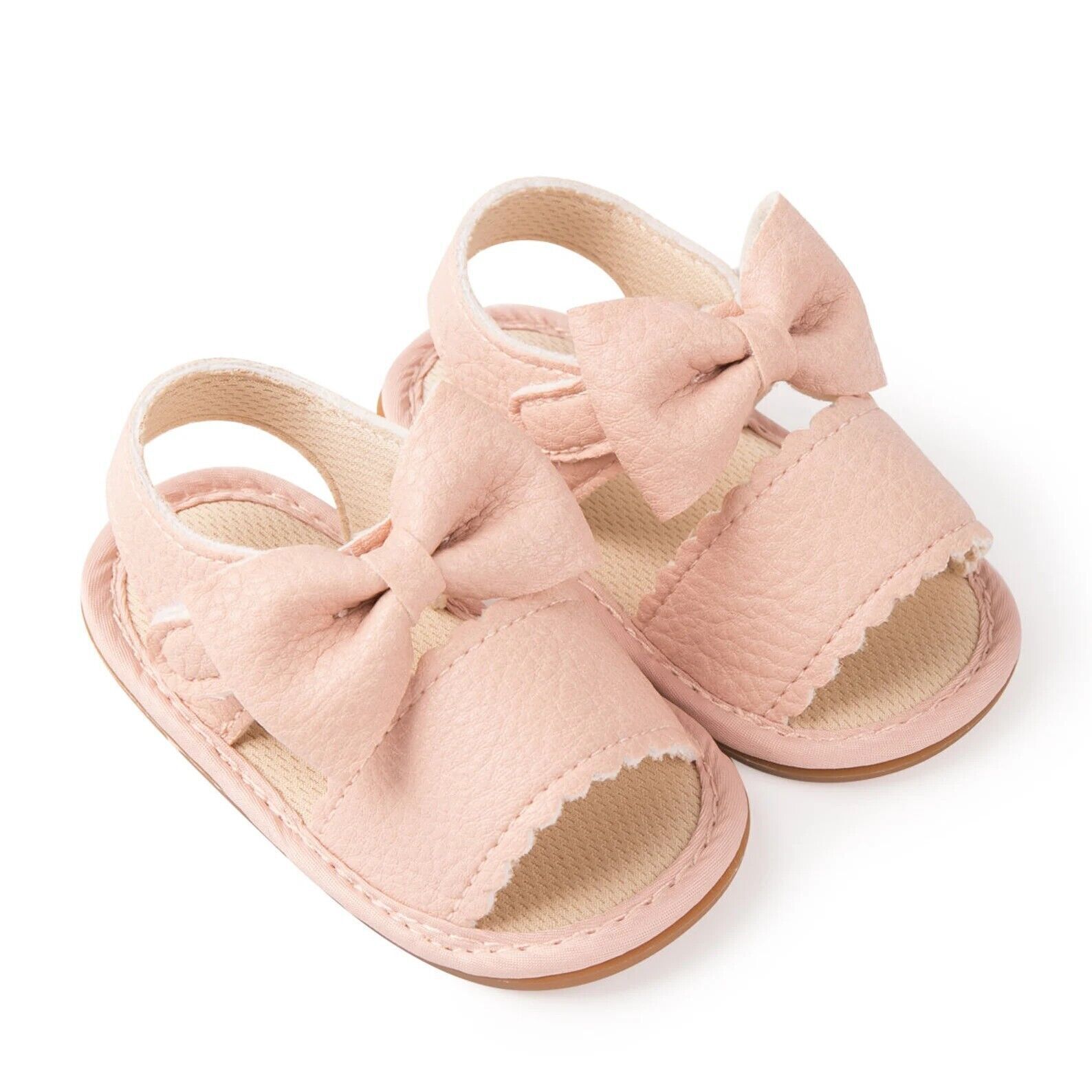 PANTOFOLA D’ORO Adorabili sandali e pantofole bambino con fiocco e suola estiva in gomma