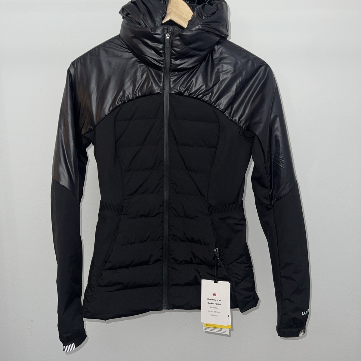 Lululemon Down For It All Jacket *Shine NWT Size 6 Rare