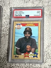 PSA 9 MINT BASEBALL CARD 1987 TOPPS HOF TONY GWYNN ALL STAR SAN DIEGO PADRES