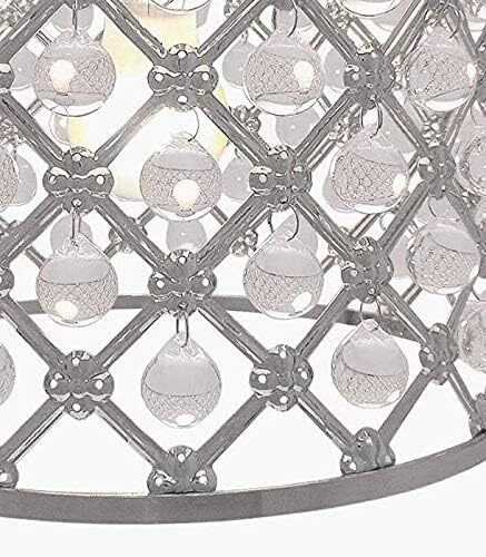 Modern Crystal Chandelier Ceiling Light Shade Acrylic Droplet Pendant Lampshade - Picture 95 of 105
