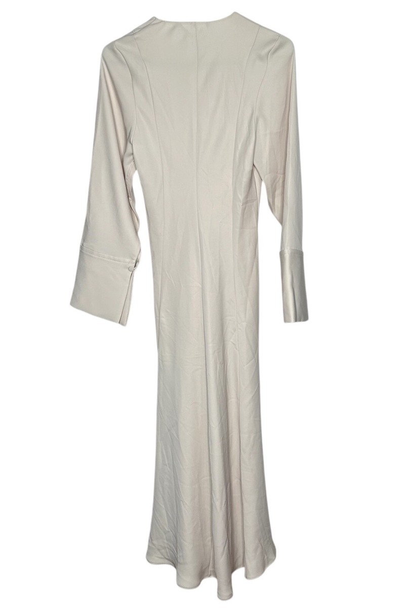 chinese dress ladies Zara boho cream lace tiered maxi dress – The Frockery main image 0