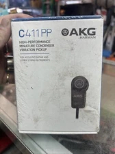 AKG C411 PP Instrumental Microphone for Stringed Instruments 10-18000 Hz - Matte