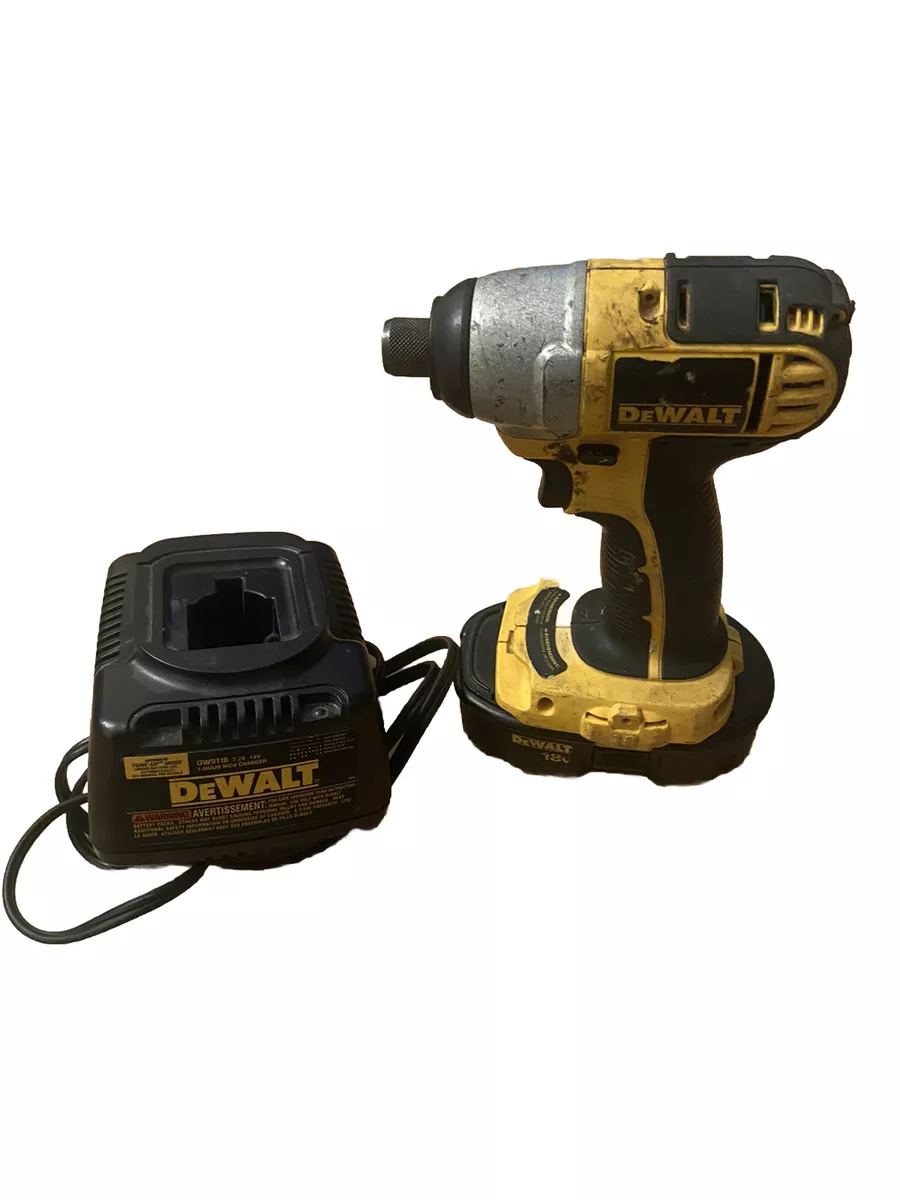 Dewalt 18V Cordless 1 4 Impact Driver DC825 W Battery DC9096 And