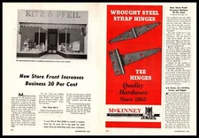 1948 Kitz & Pfeil Oshkosh Wisconsin Hardware Store Photo Article 2-Page Print Ad