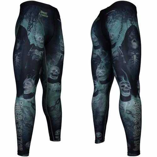 FY-115 INCARCERATION Compression Skin Tights Base layer Spats Rash guard MMA BJJ - Picture 3 of 6