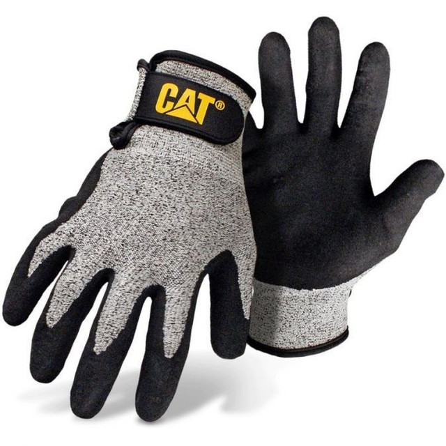 Cat Level 3 Cut Resistant Work Gloves Polyurethane Coated Medium eBay