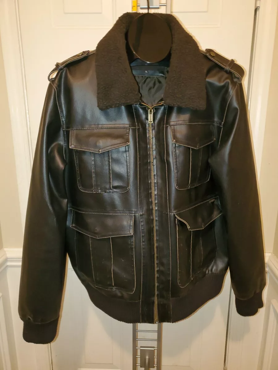 Guess fur bomber clearance jacket