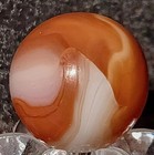 Vintage Peltier Glass "Copperhead" Marble. or Kokomo Marble 0.64" MINT. HTF/RARE