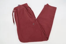 Mack Weldon Mens Medium Ace Sweatpants Cotton Stretch Maroon Red Joggers