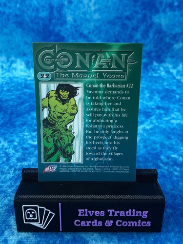 Conan: The Marvel Years SINGLE Non-Sport Trading Card by Comic Images 1996 - Picture 48 of 184