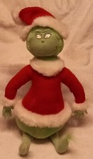 16" HALLMARK Plush Grinch Who Stole CHRISTMAS Doll GUC