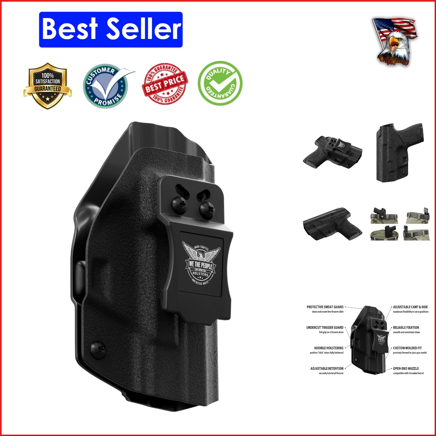 USA-Made Concealed Carry Holster for Sig Sauer P320 XCompact - Lifetime Warranty