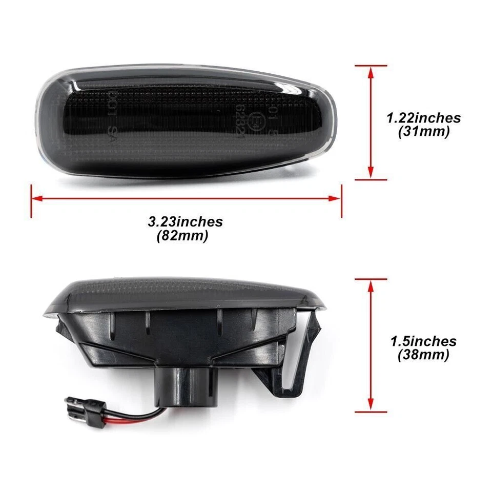 SCHWARZE Seitenblinker Für Kia Rio 3 4 Ceed cee'd Stonic Hyundai - Bild 2 von 4