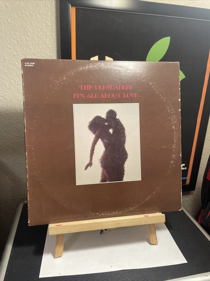 The PERSUADERS It's All About Love Vinyl LP 1976 Nude Record Album SHRINK EX/EX Foto 4 de 4