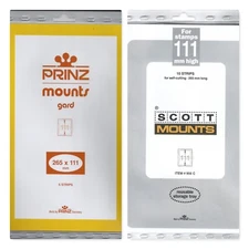 5 or 10 Prinz/Scott CLEAR Mounts 265x111 FREE SHIPPING w/$50 Order SELECT: