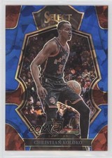 2022-23 Panini Select Premier Level Blue Cracked Ice Prizm Christian Koloko 0u2j