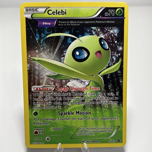 Celebi XY93 Black Star Promo Holo Pokemon Card 2015 LP