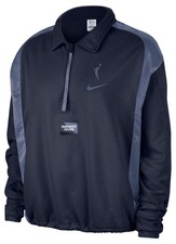 Indiana Fever Sweatshirt Womens Medium Blue WNBA Basketball Nike Dri Fit New