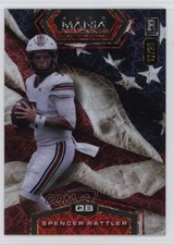 2024 Wild Card Hex American Flag Lazers Foil /25 Spencer Rattler Rookie RC oh1. rookie card picture