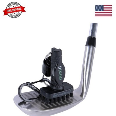 miniG by , Golf's Brush, The Dry Scrubber Golf Club Brush, Compact Golf Club ...