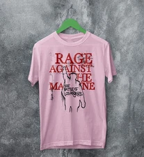 Rage Against The Machine The Battle of Los Angeles T Shirt light pink D060