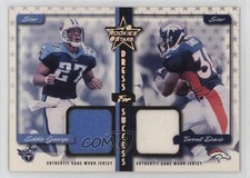 1999 Leaf Rookies & Stars Dress For Success Eddie George Terrell Davis HOF 0o3b