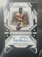 2023-24 Panini Flawless Draft Gem Signatures Michael Cooper #DGS-MCP /25 (AU)