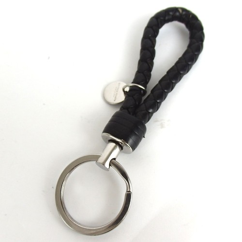 Authentic Bottega Veneta Intrecciato Keyring leather[Used]