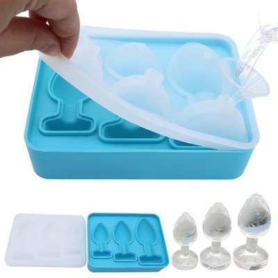 Ice Cube Tray Mold - Silicone Ices Cubes Trays Shapes for Stanley Cup Accesso...