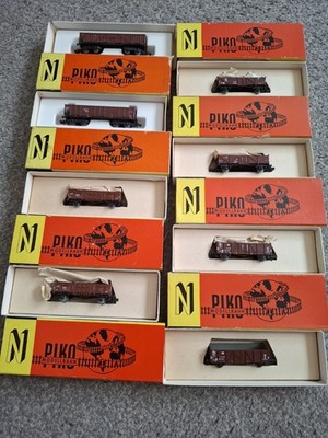 8 x PIKO Waggons Restposten - Spur N