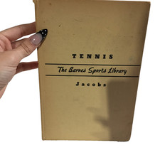 Tennis by Helen Hull Jacobs 1941 A.S. Barnes NY Vintage Sports Instruction Book