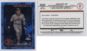 2024 Topps Chrome Update Sapphire Edition Debut Jung-Hoo Lee Jung Hoo Rookie RC