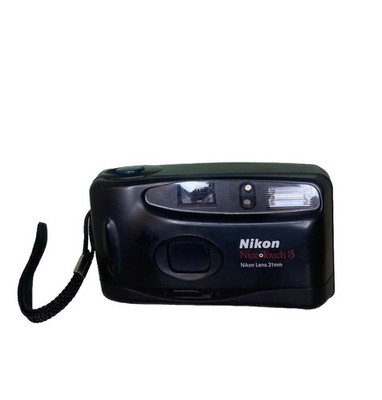 Nikon Nice Touch 3 35mm Film Camera Point Shoot Tested Working Retro Y2K