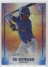 2021 Bowman Chrome Dawn of Glory Mega Box Mojo Blue Refractor Ed Howard 0x8e