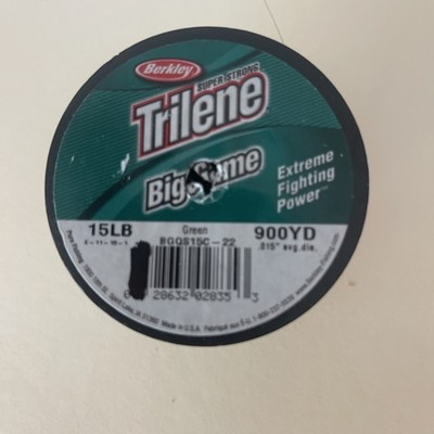 Trilene Big game Super Strong Fishing Line 15 Lbs Test, 0.015 ,900 Yards, New