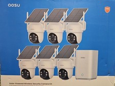 outdoor security camera wireless solar with base