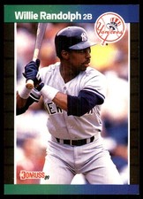 Willie Randolph 1989 Donruss #395 Yankees MLB READ FREE SHIPPING AutographDen