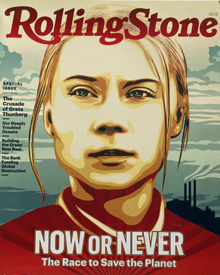 GRETA THUNBERG April 2020 ROLLING STONE Magazine / NEW