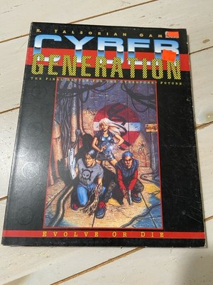 Cyberpunk Cyber Generation Talsorian Games Rpg Vintage 1993