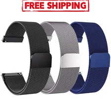 18mm 20mm 22mm Quick Fit Milanese Loop Band Stainless Steel Watch Strap