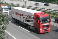 LKW Foto MAN TGX Kühlsattelauflieger Deutschland rot PADBERG, WEMHOFF, In #d8wy