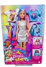 Barbie Fantasy Hair Doll, Blonde, with 2 Decorated Crowns,  & Accessories