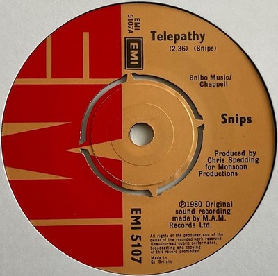 Snips - Telepathy - 7  Vinyl Single