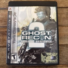 PS3 Tom Clancy's Ghost Recon 2 Advanced Warfighter (PlayStation 3, 2007) TESTED!