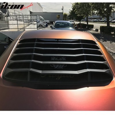 Fits 03-08 Nissan 350Z IKON Style Rear Window Louver Cover Vent