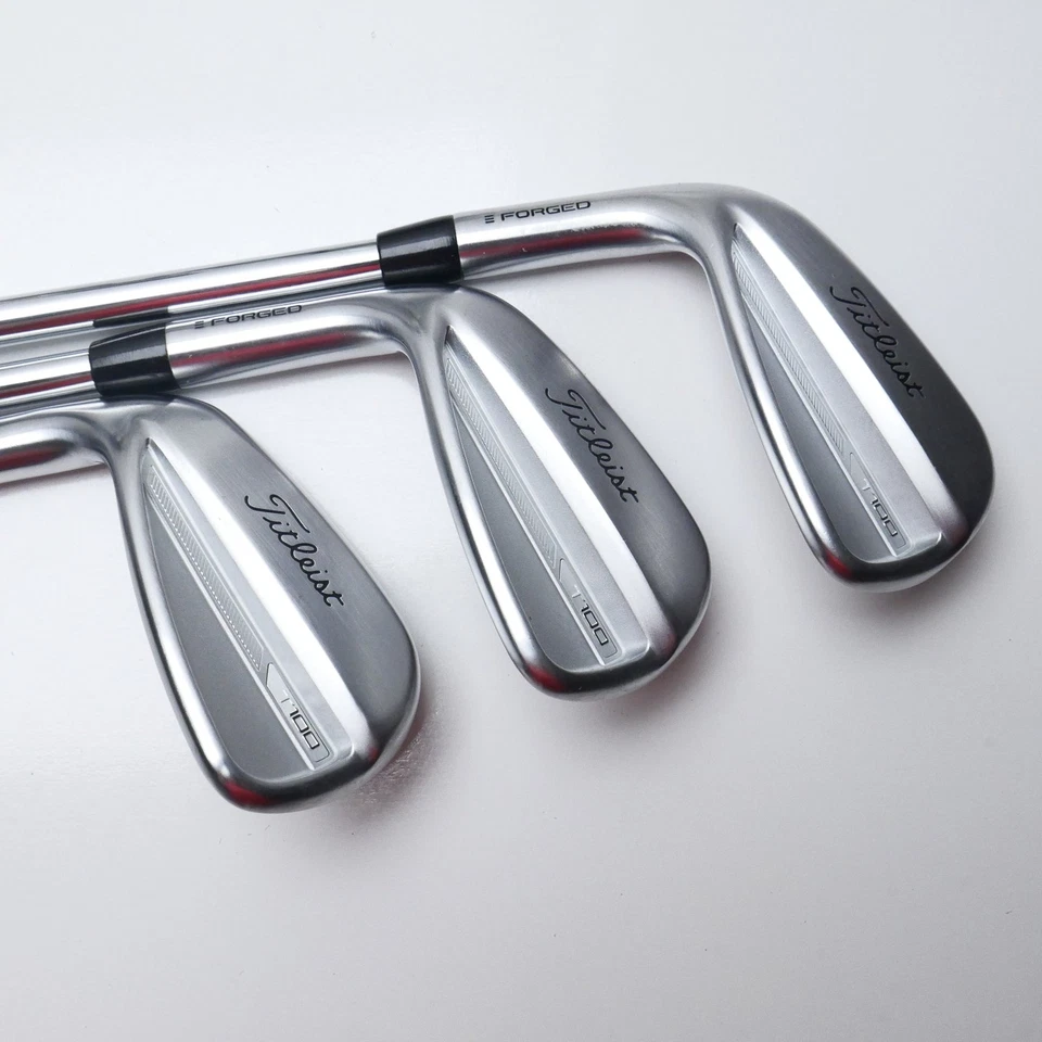 Used Titleist T100 2023 Iron Set / 5 - PW / Stiff Flex / Left-Handed - Image 3 of 4