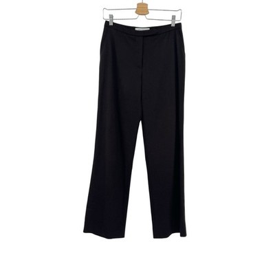 MaxMara Trouser Dress Pants Wool Back Zip Pockets Brown Size US 4