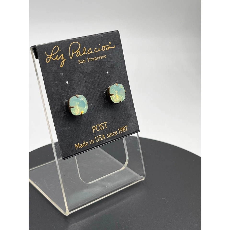 Liz PALACIOS женщин PacificOpal I2 мм австрийский кристалл гвоздики Post серьги новый - Изображение 3 из 4