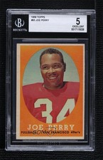 1958 Topps Joe Perry #93 BGS 5 HOF 0q3
